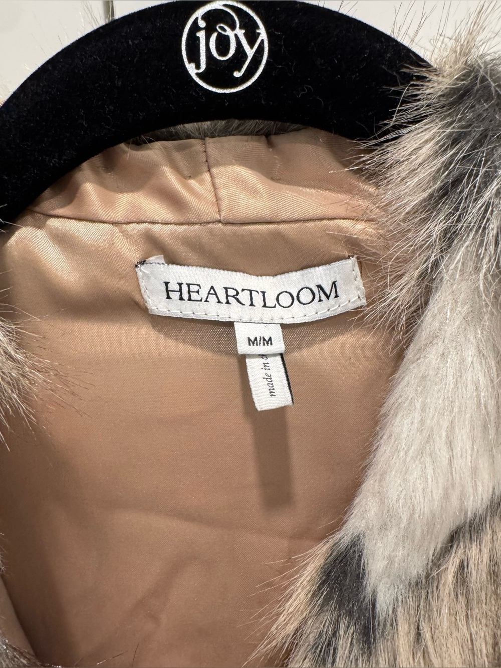 Heartloom Tess Faux Fur Coat NWOT - Picture 3 of 5